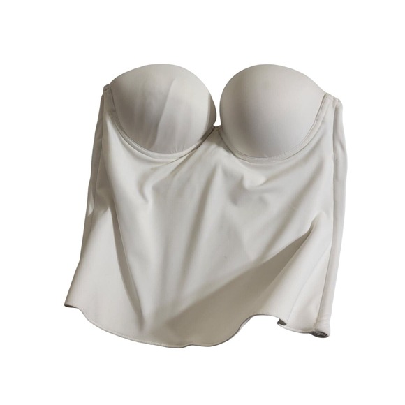 David's Bridal White Intimates Robe - Picture 1 of 8